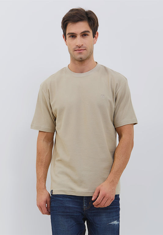Osella Harry Regular Fit Textured Fabirc T-Shirt