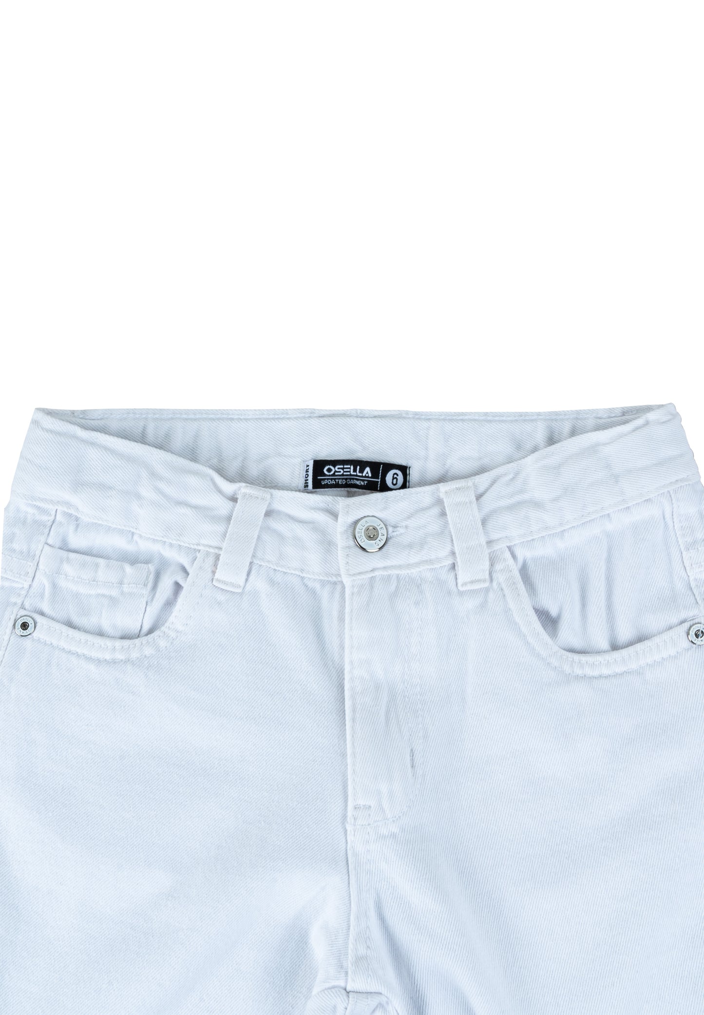 Osella Kids Short White Denim Pants