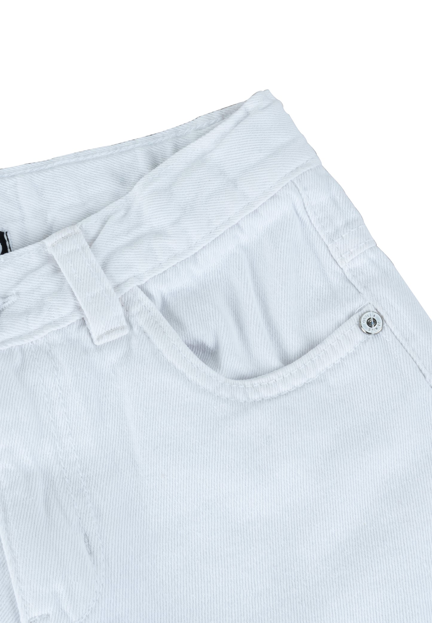 Osella Kids Short White Denim Pants