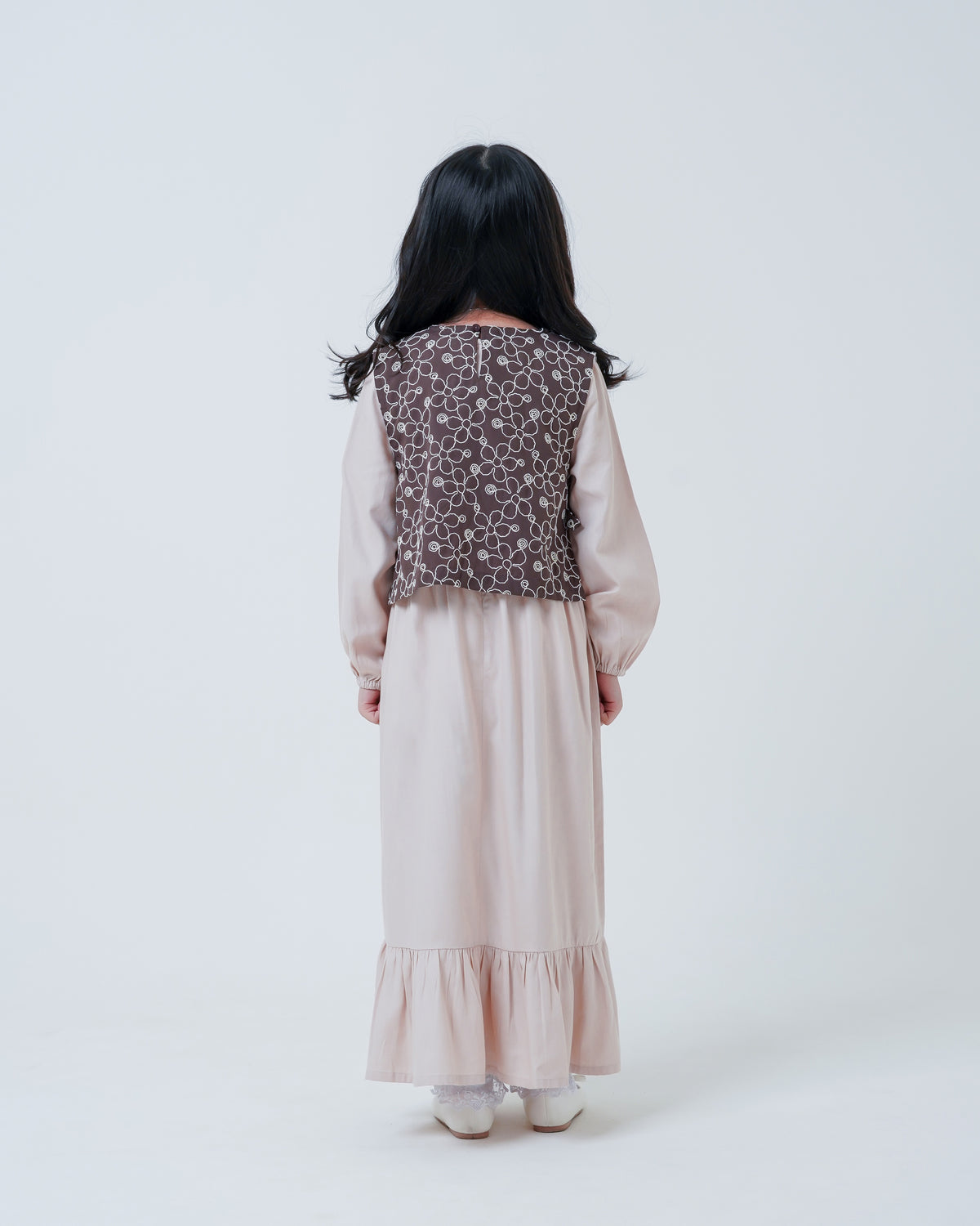 Osella Kids Zyifa Removable Embroidered Layered Dress