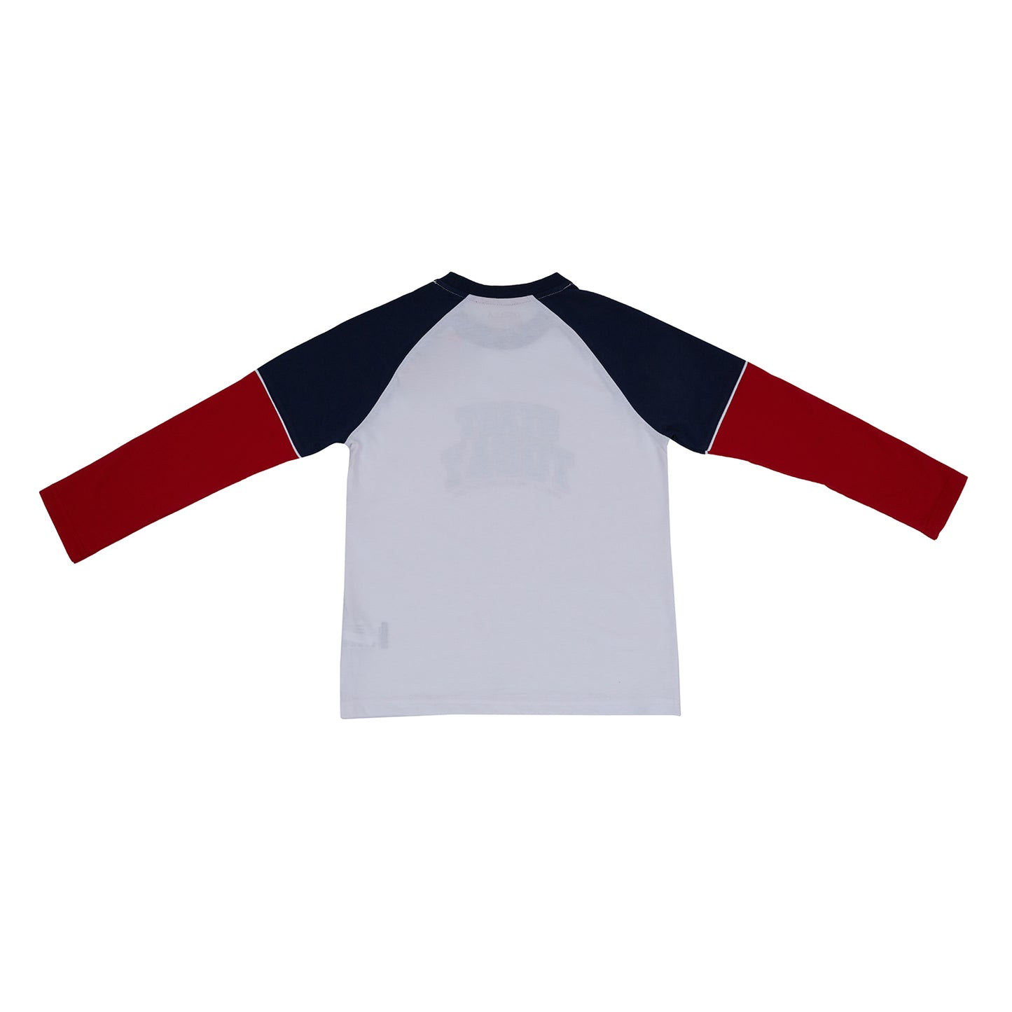 Osella Raglan Long Sleeve Multiple Color T-shirt In White