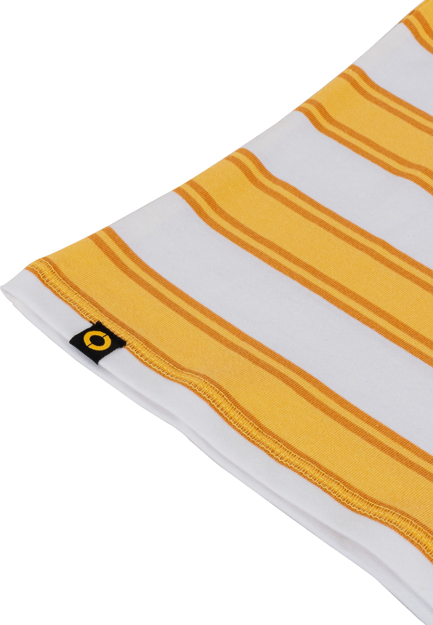 Osella Kids Positive Print Regular Long Sleeve Stripe T-Shirt In Yellow