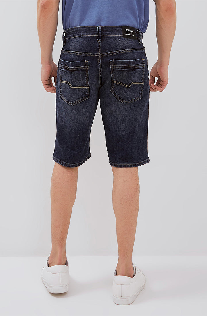 Osella Short Denim Jeans In Medium Blue Wash 20865005A2