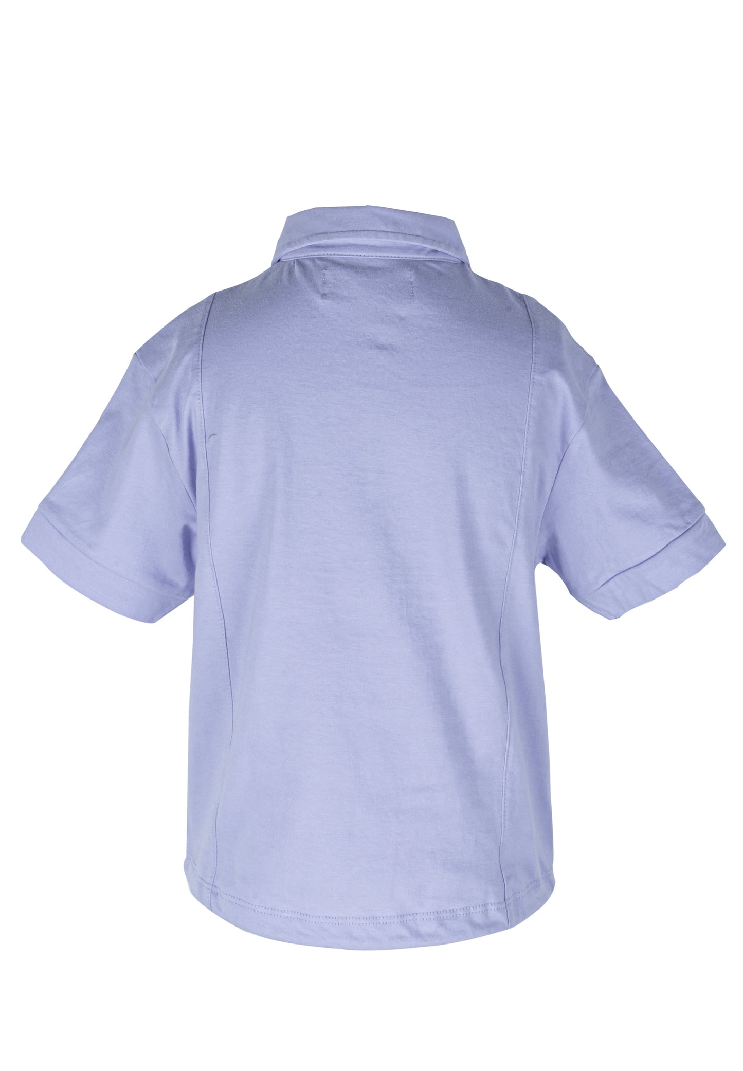 Osella Kids Polo Collar T-Shirt In Lilac
