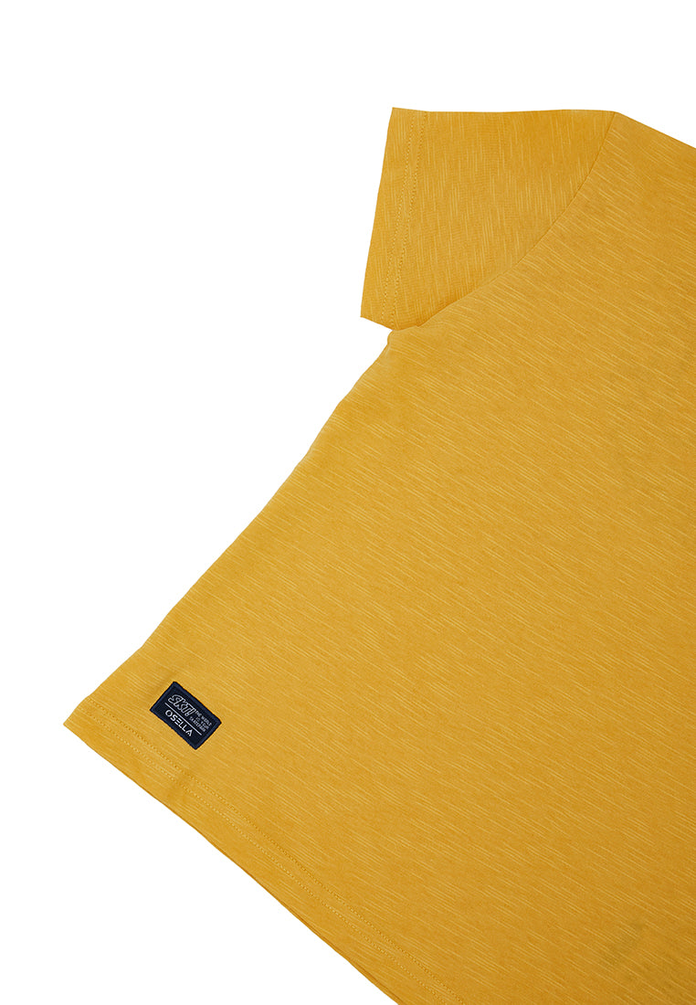 Osella SKT Print Reguler Fit Shirt In Yellow