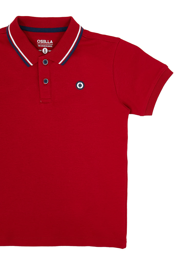 Osella Race Reguler Polo Shirt With Striped Collar