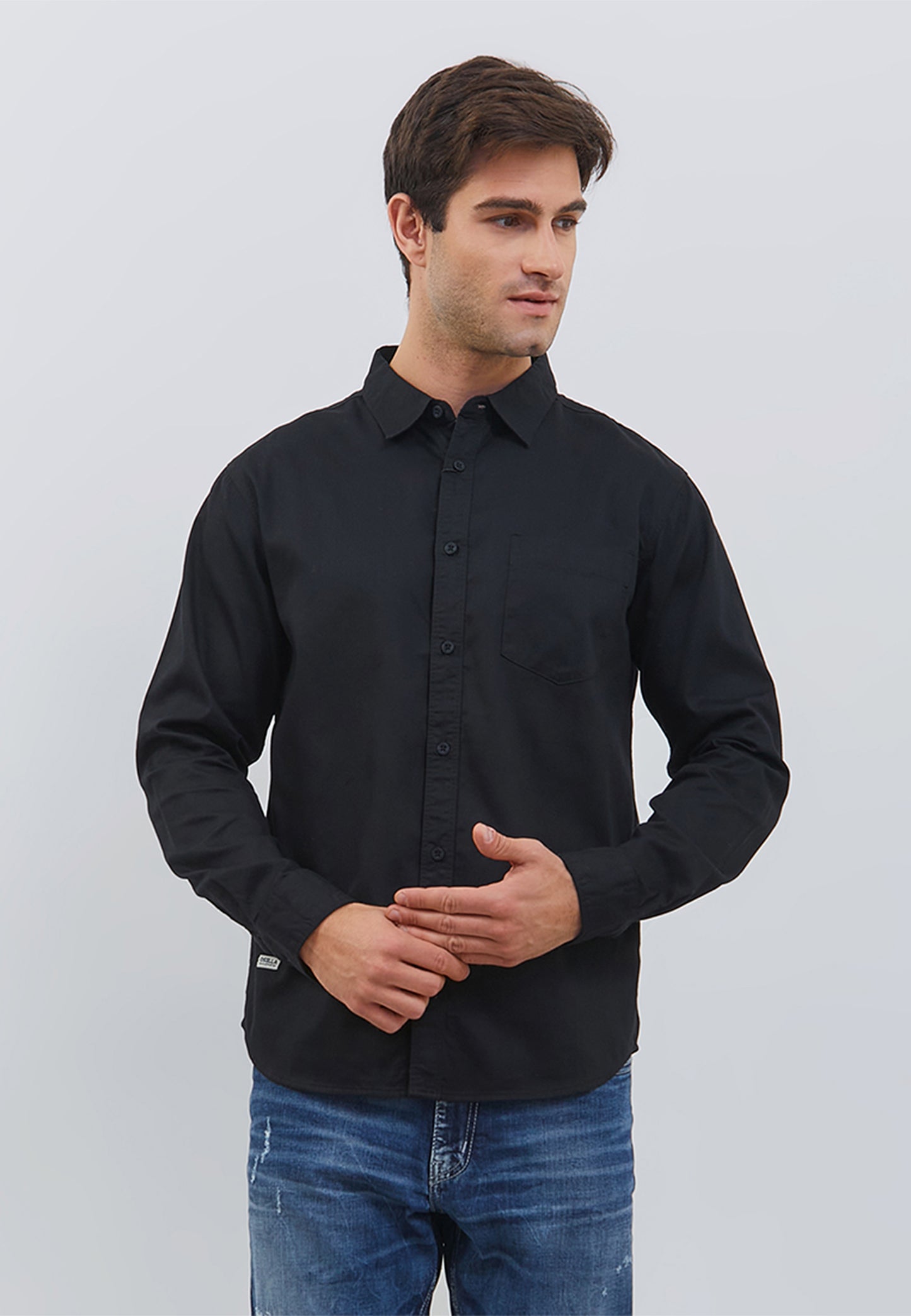 Osella Raya Regular Fit Shirt In Black