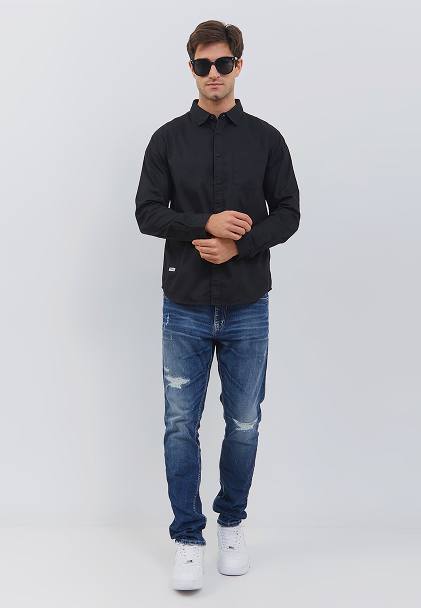 Osella Raya Regular Fit Shirt In Black