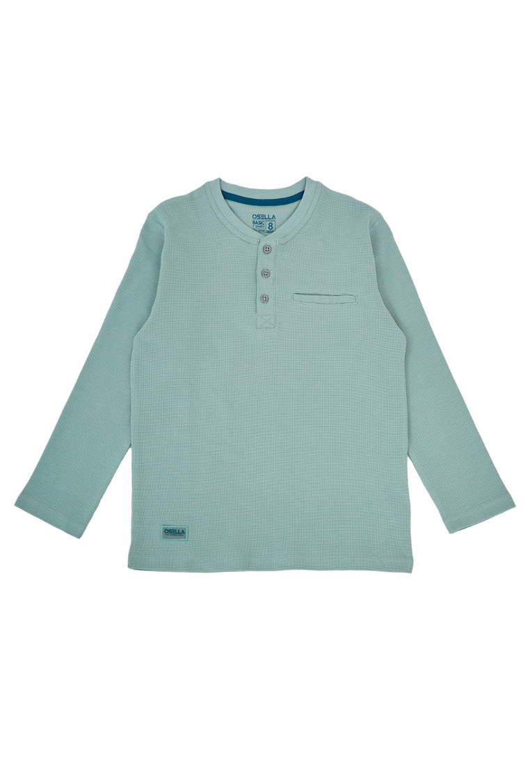 thumbnail image 2 of Toddler Henley Shirts HahaNice Toddler Boys Henley Shirts - Long 2 of 13