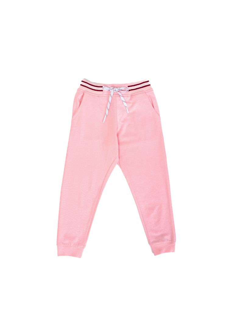 Osella Kids Girl Jogger Pants in Soft Pink