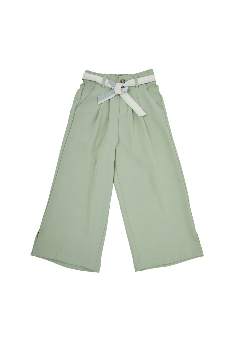 Osella Kids Pammy Long Wide Pants With Fabric Belt