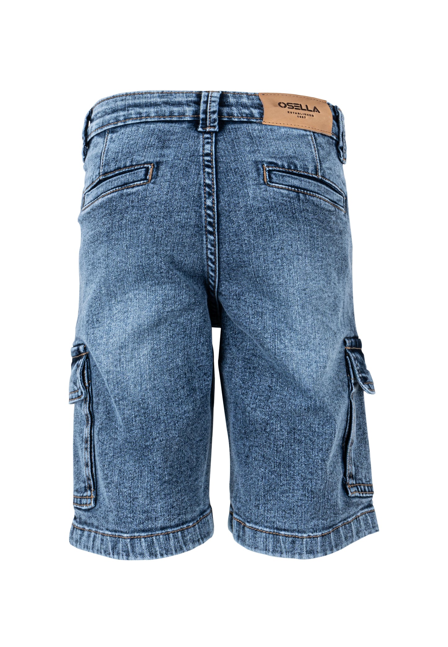 Osella Kids Kenzi Short Denim Cargo Pants