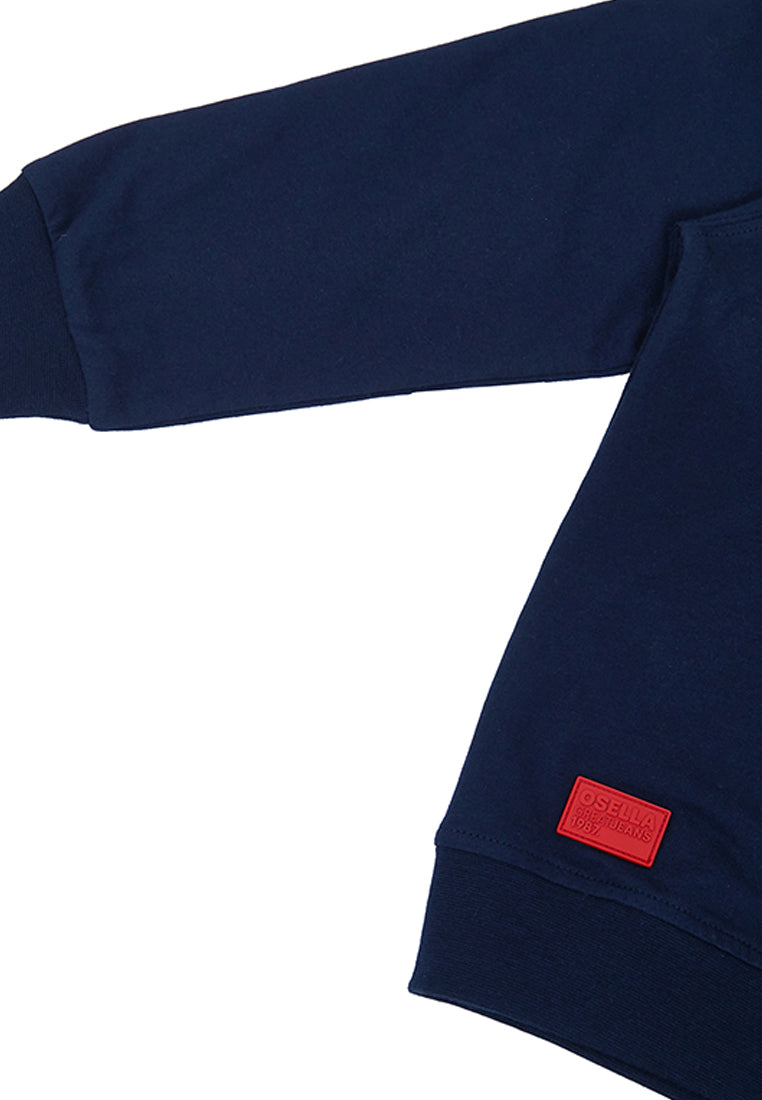 Osella Kids Boy Street Collection Half Zip Sweater Navy