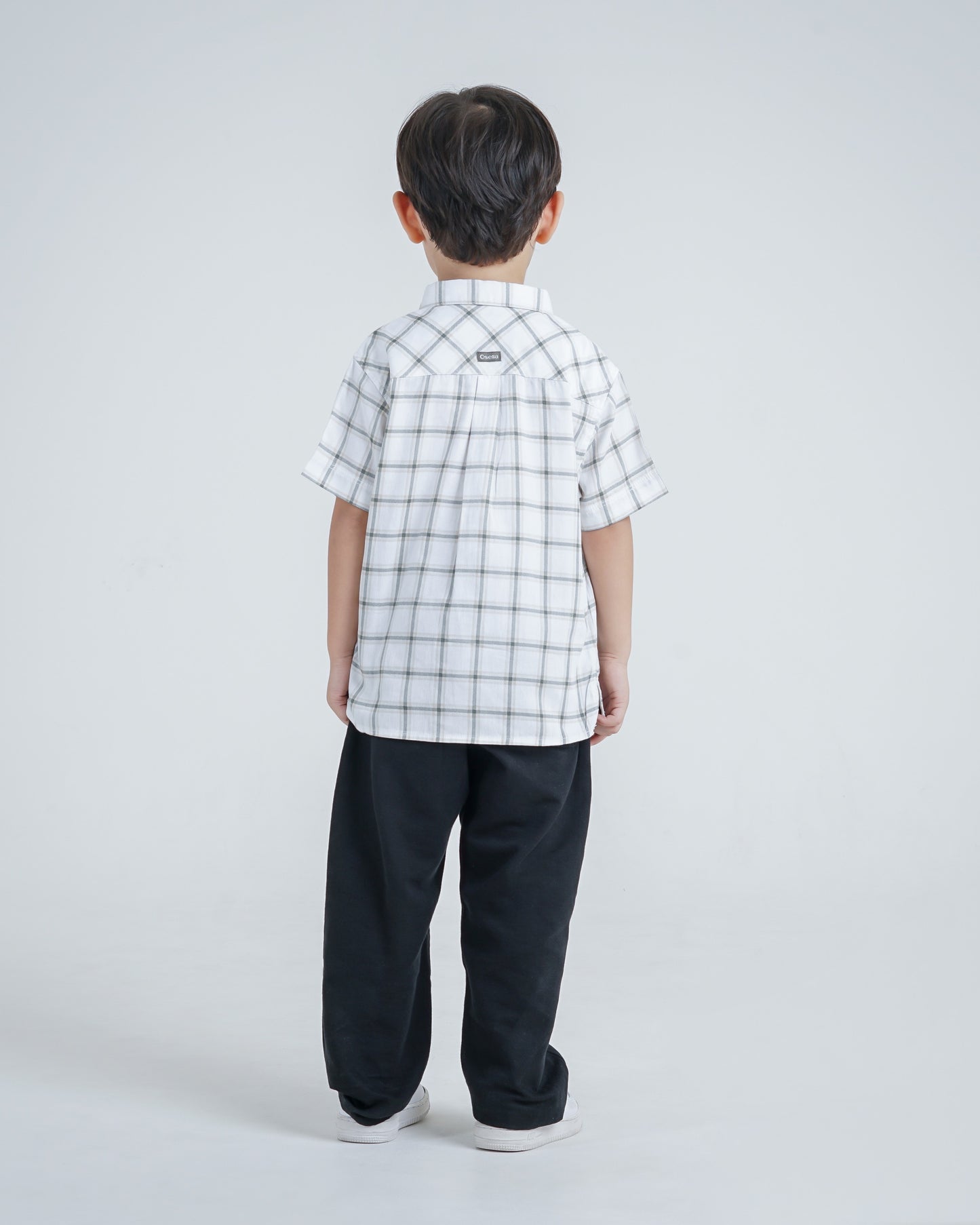 Osella Kids Tramp Regular Fit Checkered Short Shirt