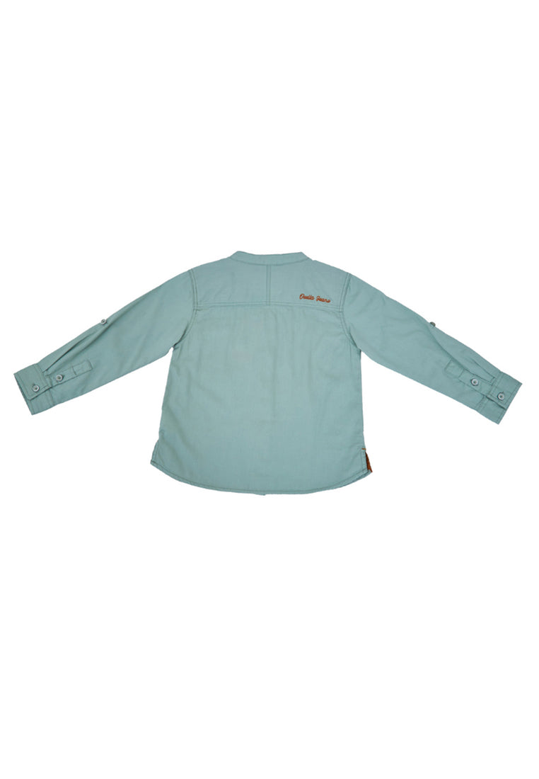 Osella Kids Boy Forest Long Slevee Koko Shirt Mint Green