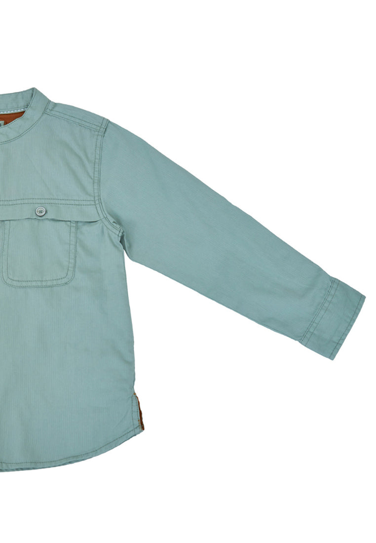 Osella Kids Boy Forest Long Slevee Koko Shirt Mint Green