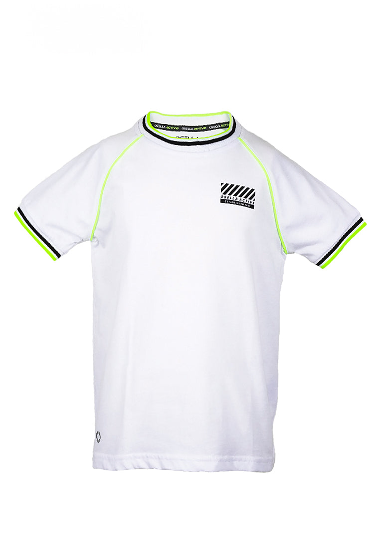 Osella Kids Active Raglan T-Shirt In White