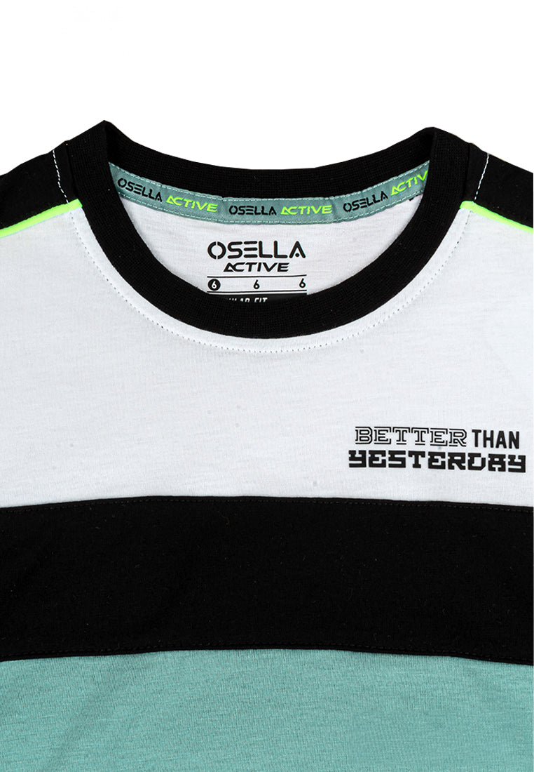 Osella Kids Active Cut And Sewn T-Shirt In Lucite Green