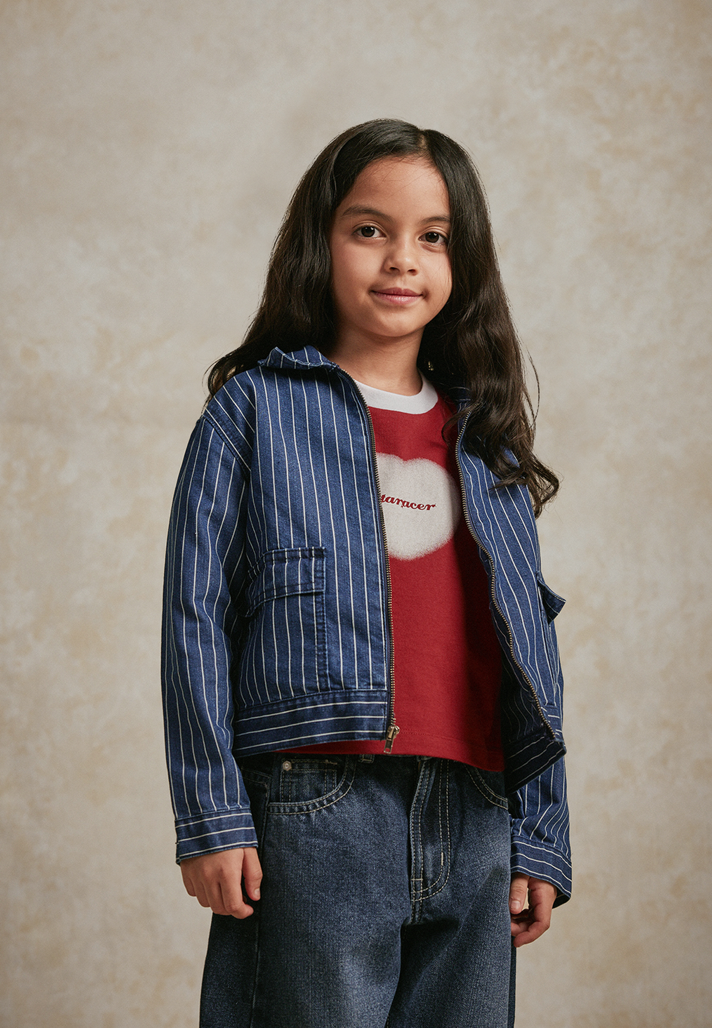 Osella Kids Faded Heart Raglan T-shirt