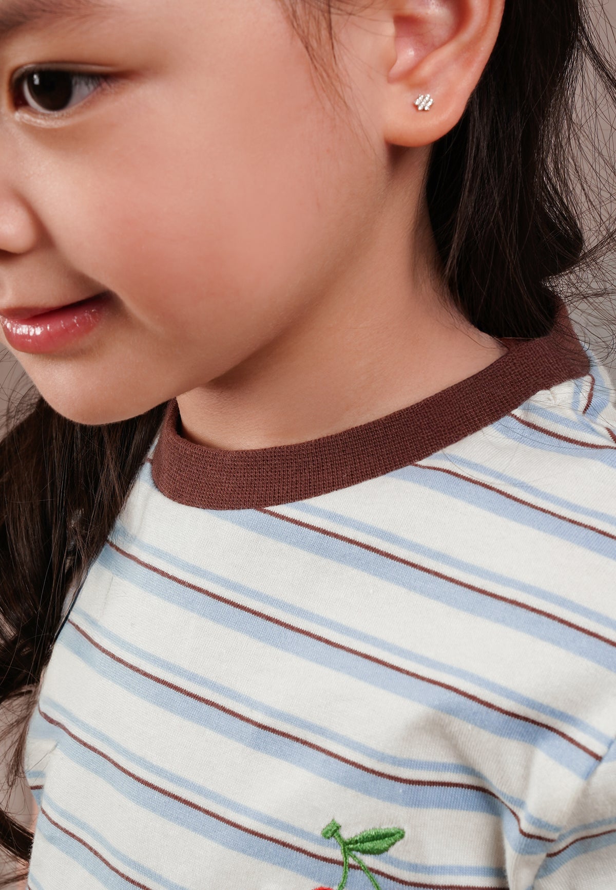 Osella Kids Bella Mixed-Stripe Ringer Dress
