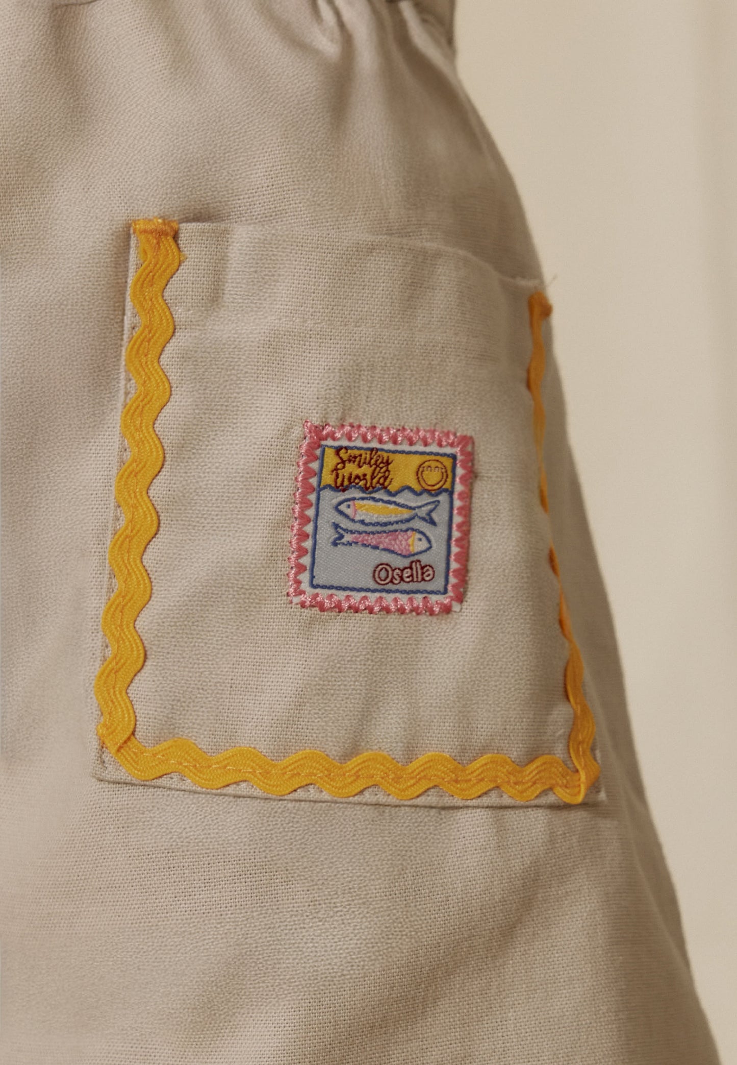 Osella Kids x Smiley World Lana Linen Shorts