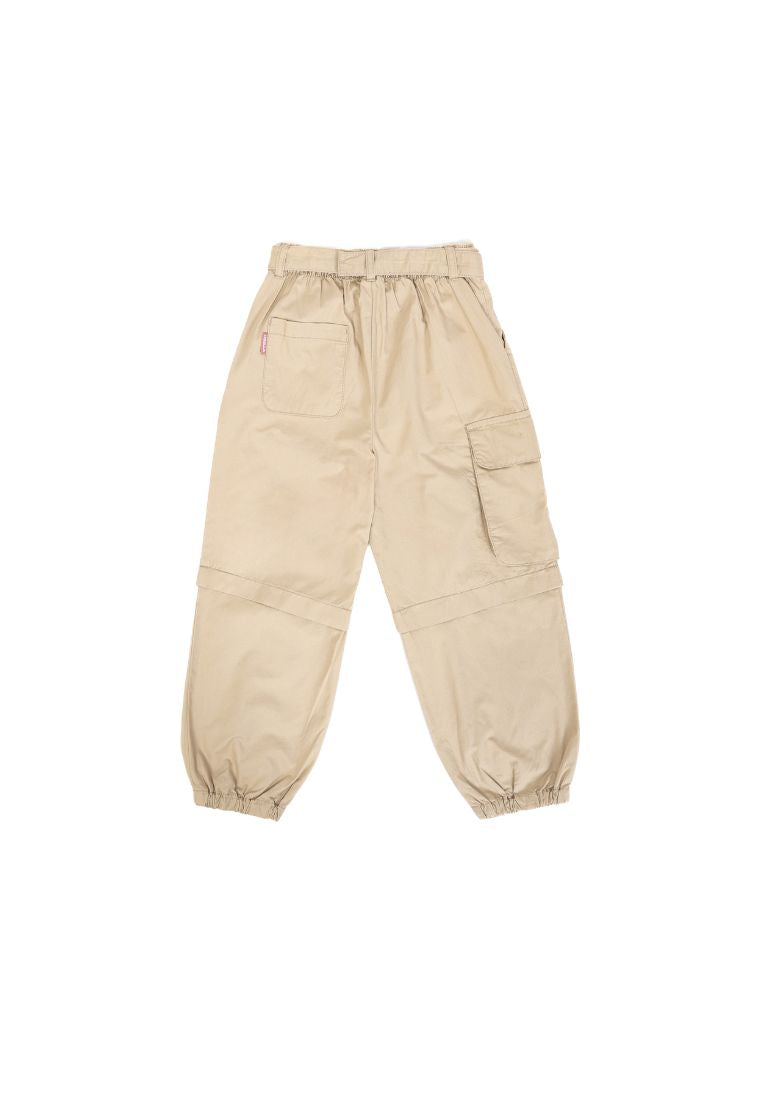 Osella Kids Girl Michi Jogger Cargo Pants in Beige