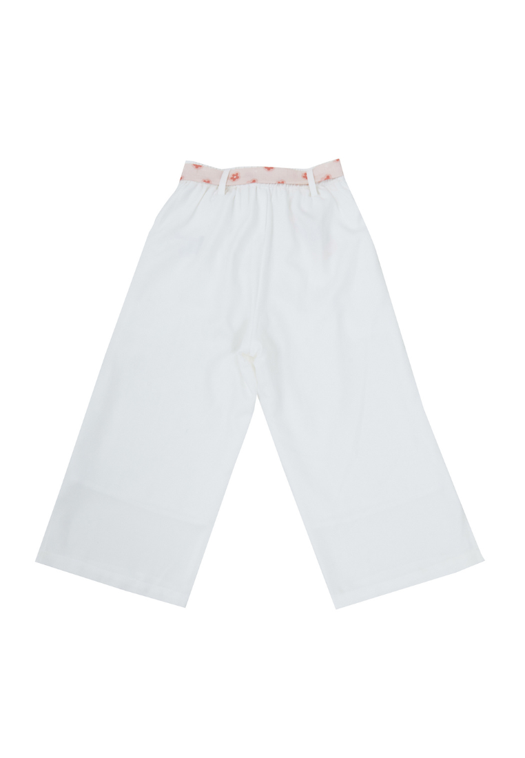 Osella Kids Pammy Long Wide Pants With Fabric Belt