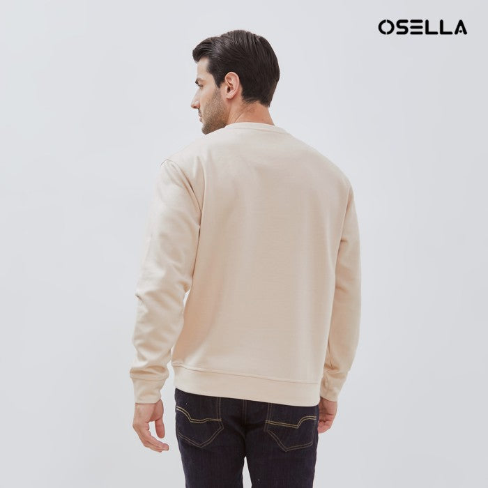 Osella Light Danball Fabric Printed Sweatshirt Beige