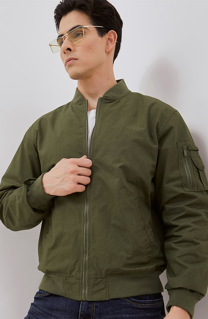 Osella Bomber Ripstop Jacket With Woven Living 20615002