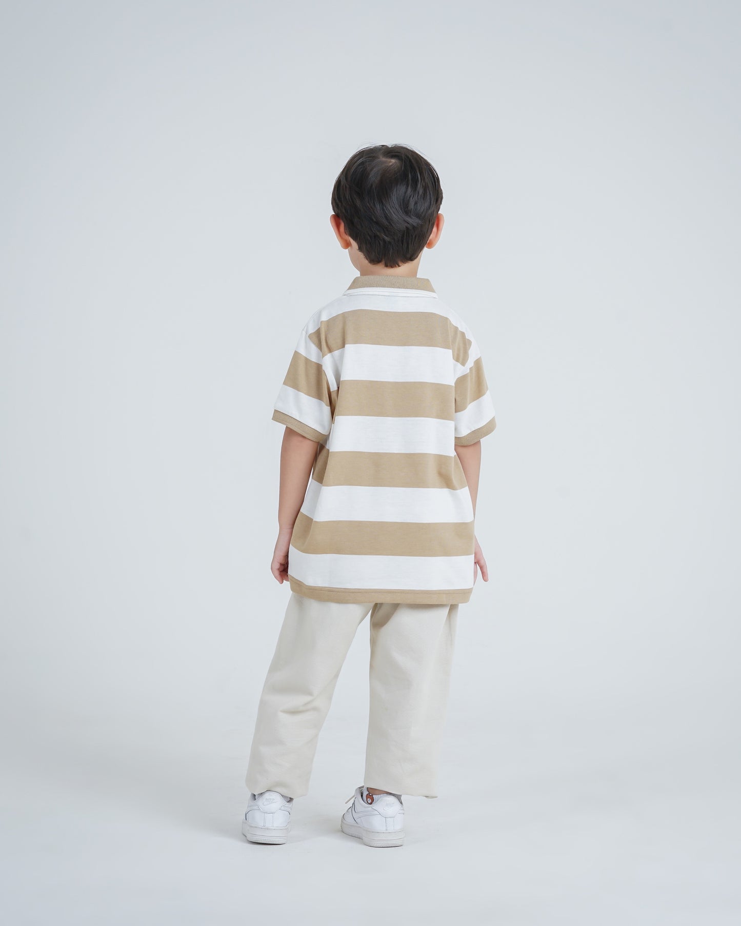 Osella Kids Basic Regular Fit Stripe Polo Shirt