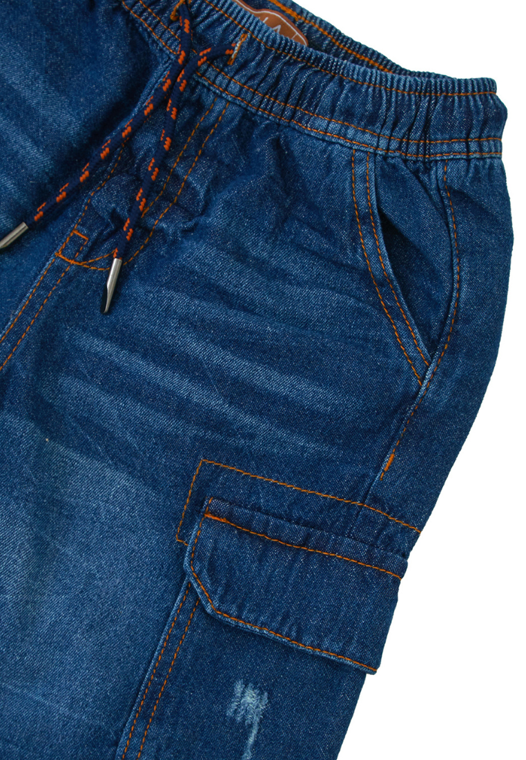 Osella Kids Cargo Denim Shorts