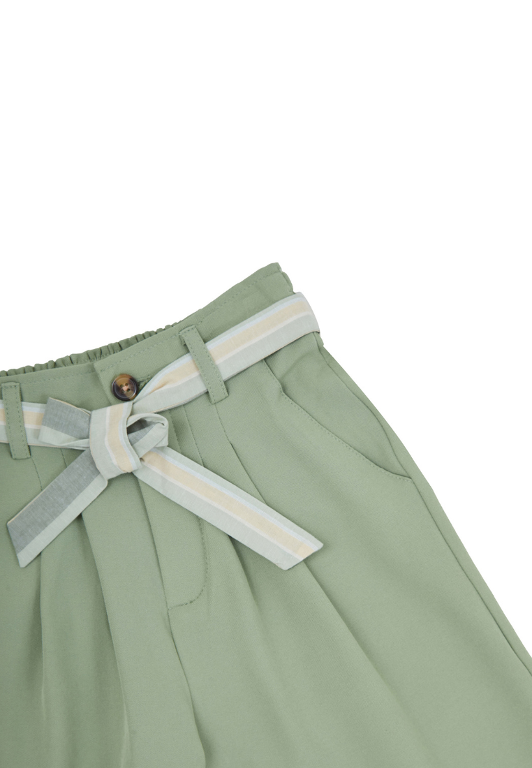 Osella Kids Pammy Long Wide Pants With Fabric Belt