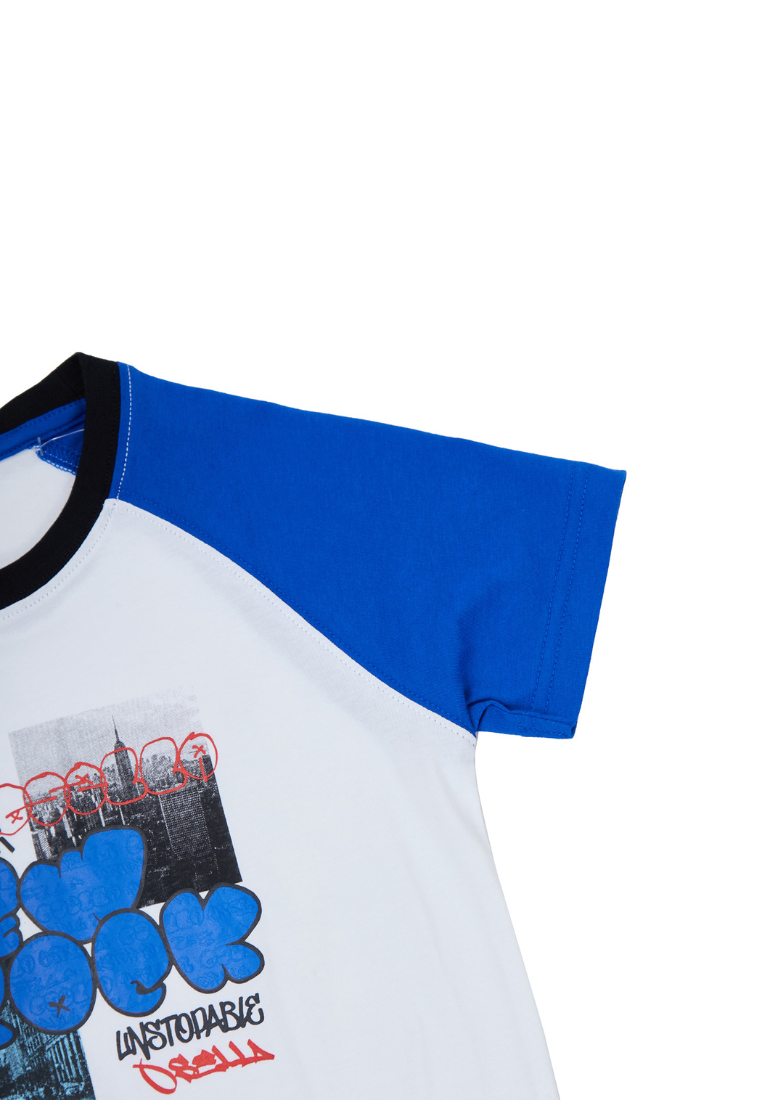 Osella Kids Street Collection Graphic T-Shirt In White