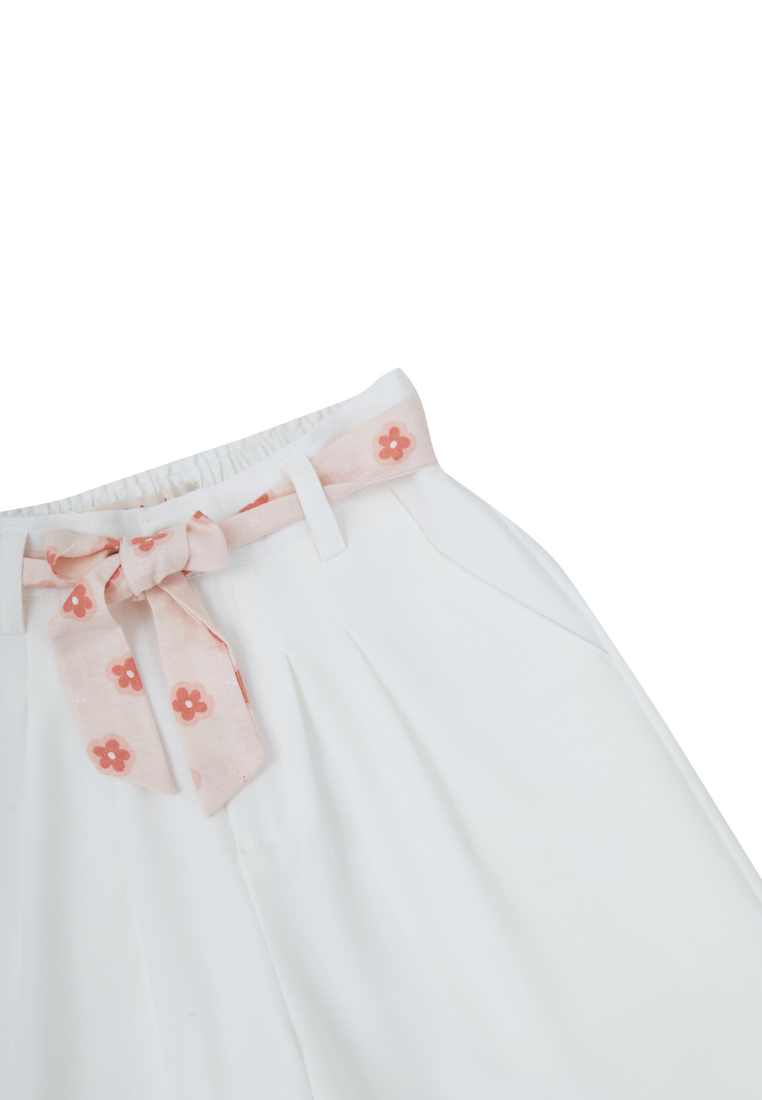 Osella Kids Pammy Long Wide Pants With Fabric Belt