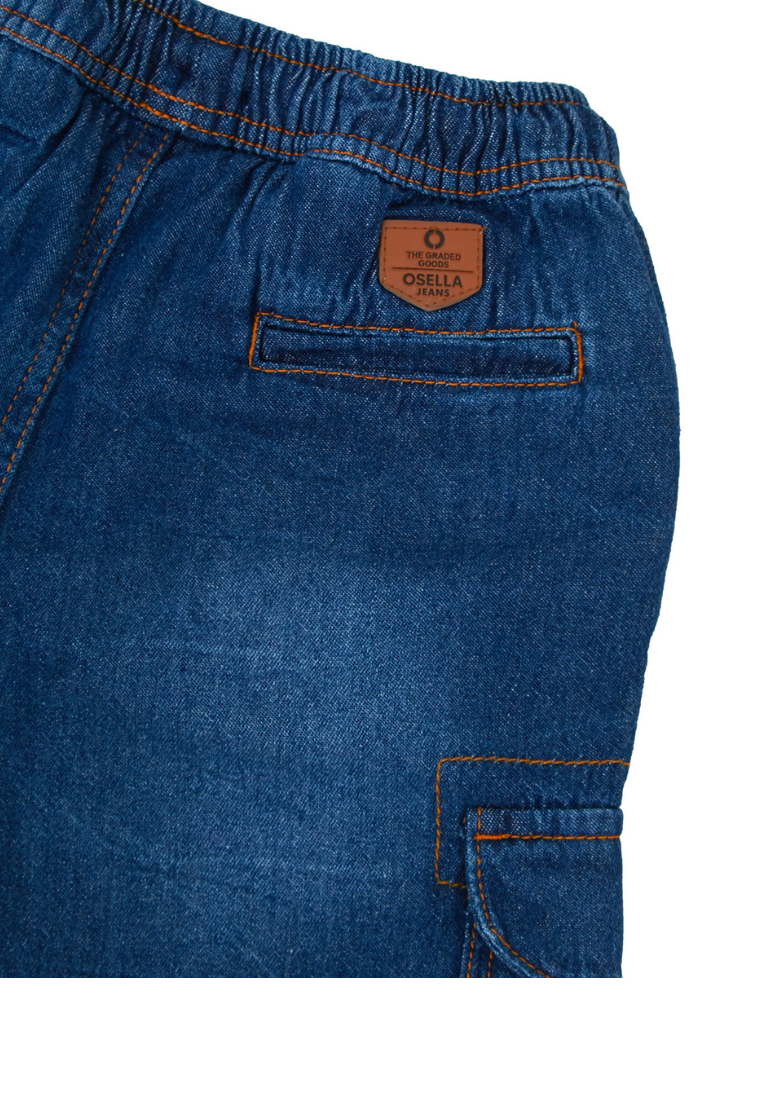 Osella Kids Cargo Denim Shorts