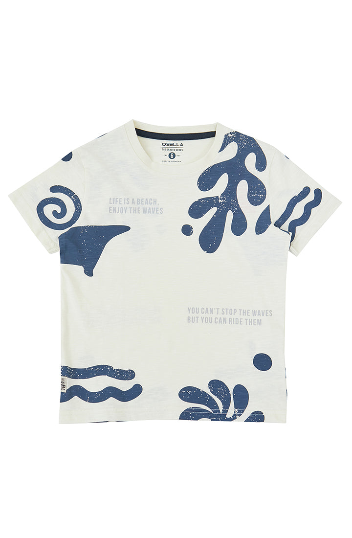 Osella Cove T-Shirt Print In Beige 2274500588