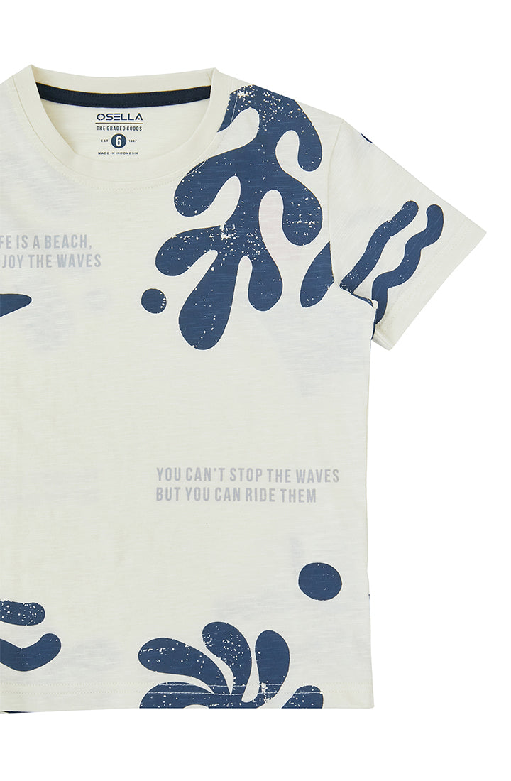 Osella Cove T-Shirt Print In Beige 2274500588