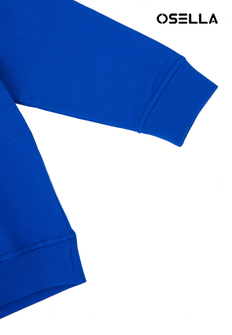 Osella Kids Street Collection Cut And Sewn Sweater In Combination Colour Blue, White And Black