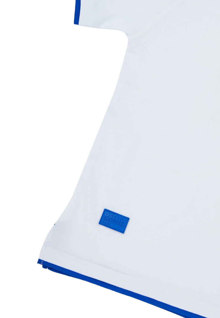 Osella Kids Street Collection Hoodie T-Shirt In White