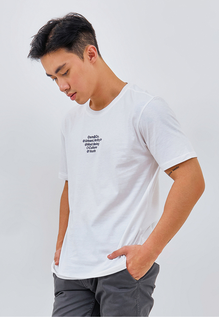 Osella Regular Fit T-Shirt with Print on Front