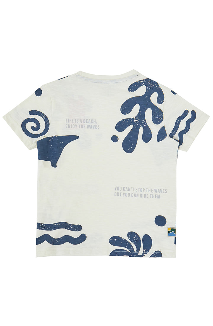 Osella Cove T-Shirt Print In Beige 2274500588