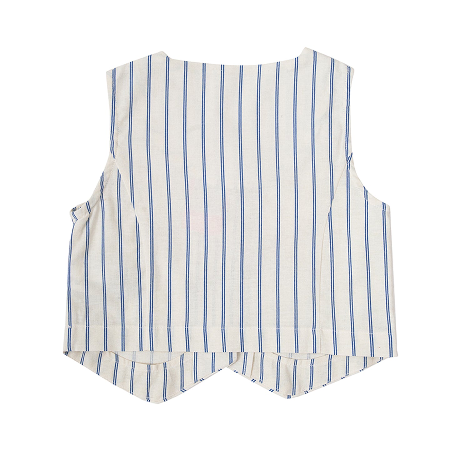 Osella Vest In White Striped Pattern 2336400601