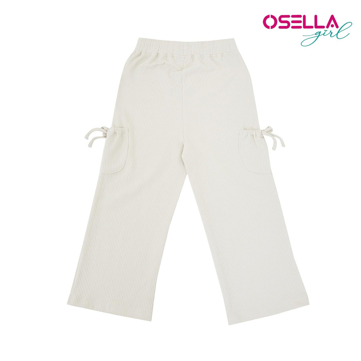 Osella Chloe Rib Comfort Pants With Pockets 23875001 | Celana Panjang Rajut Anak Perempuan