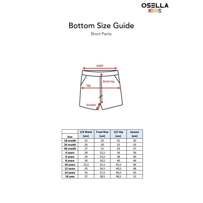 Osella Kids Osella Active Wear Short Pants