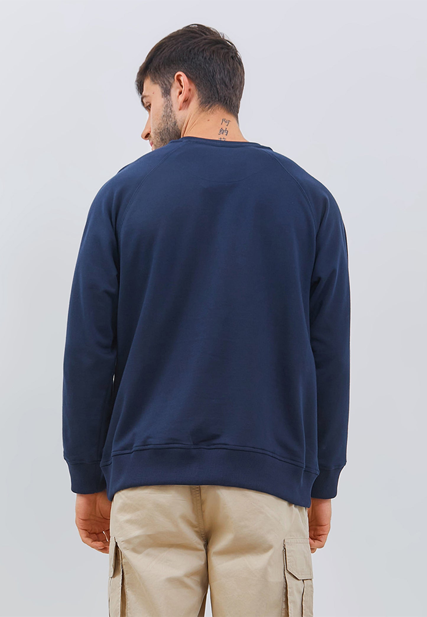 Osella Men Printed Sweatshirt In Navy