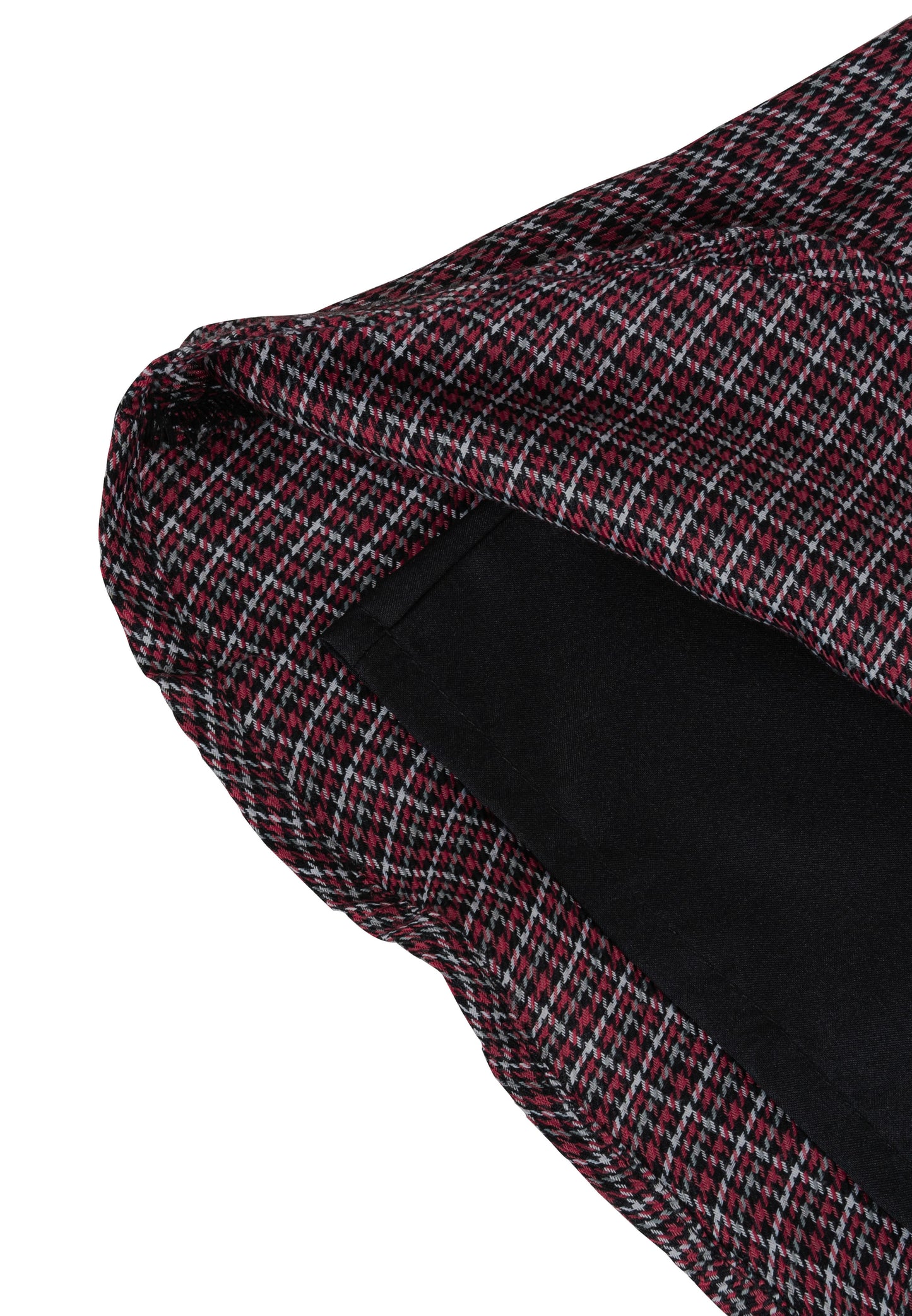 Osella Kids Flare Checkered Mini Skirt In Red