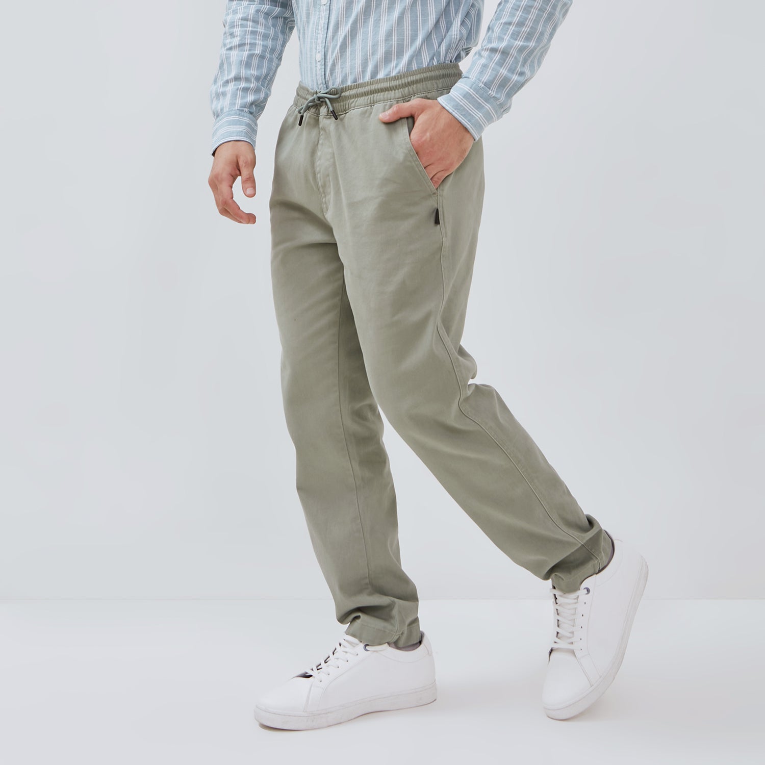 NEW] Osella Smith Drawstring Chinos Pants 208P5002