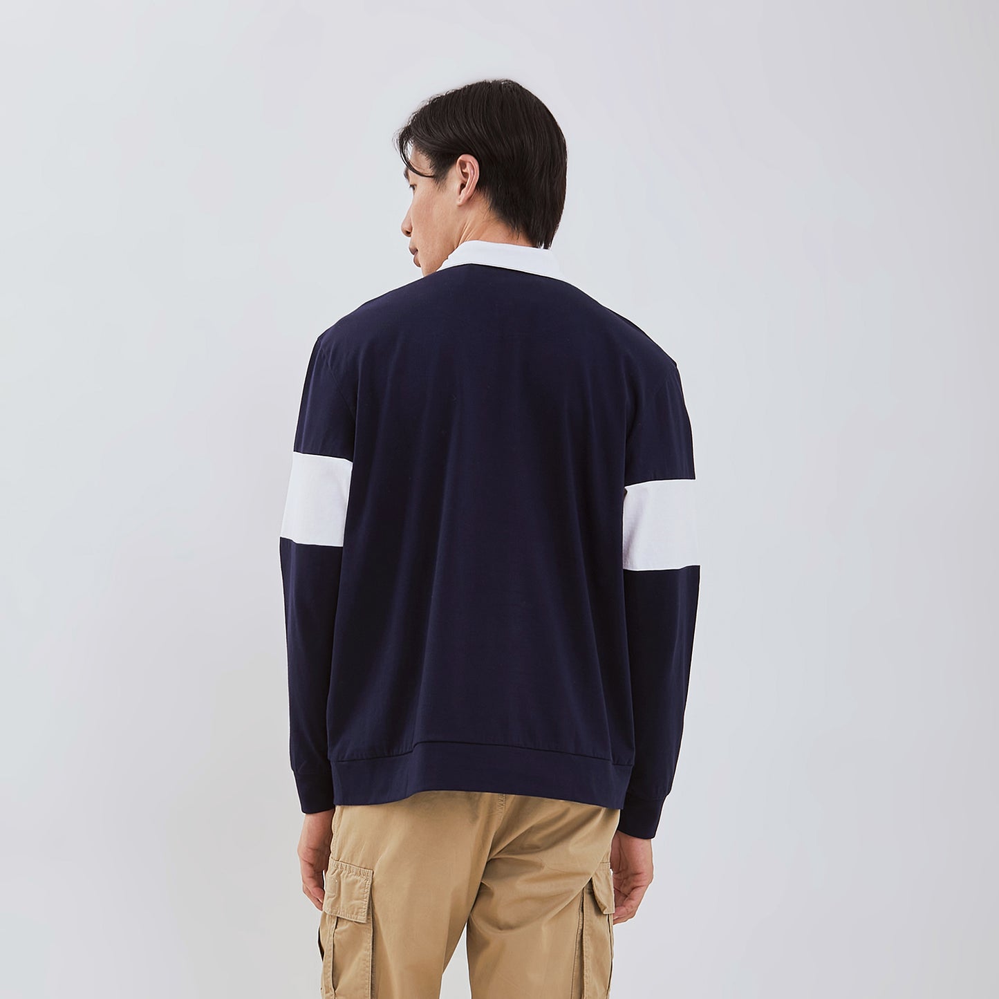 Osella Raden Long Polo Shirt In Navy