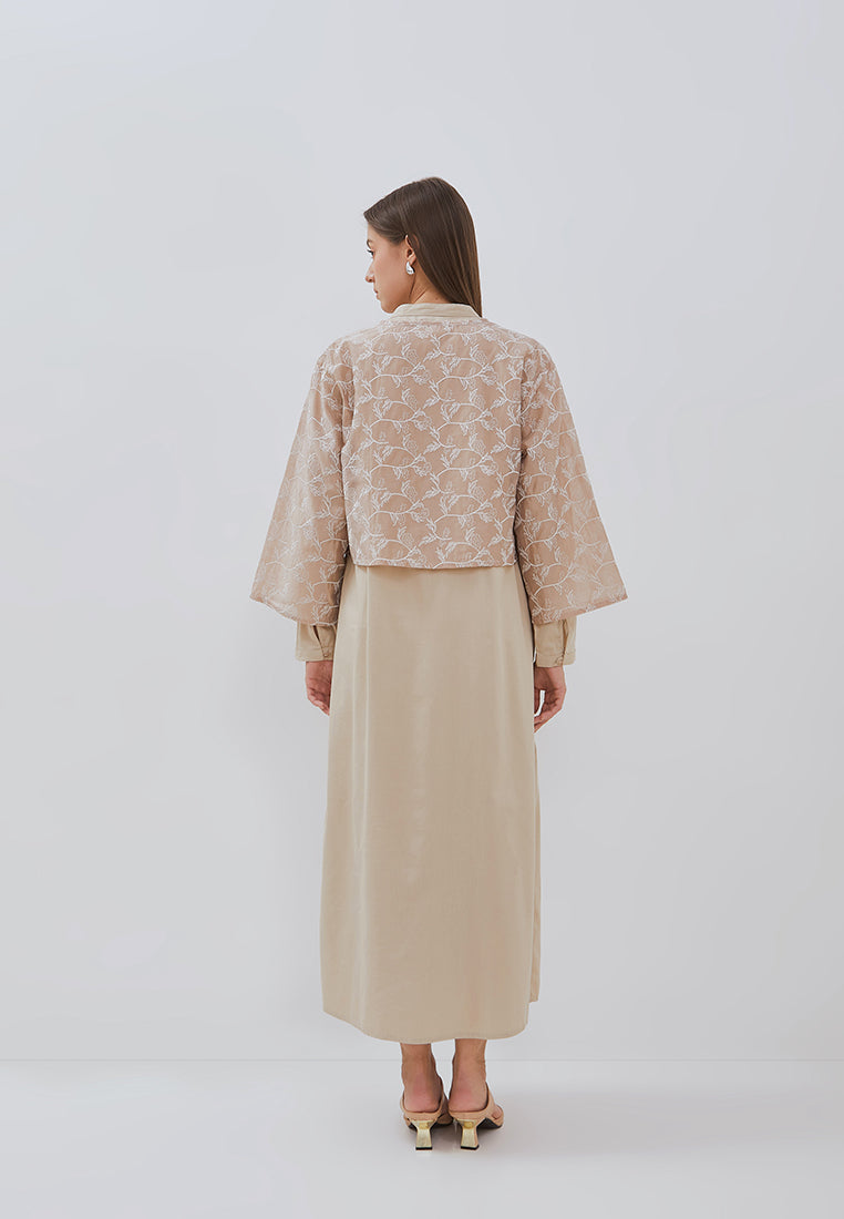 Osella Layla Embroidered Outer Set Maxi Dress