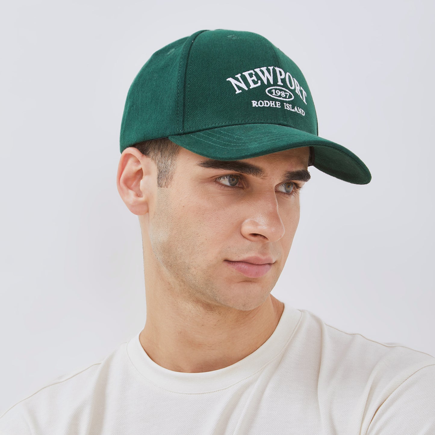 Osella Classic Baseball Cap In Bottle Green 200A400